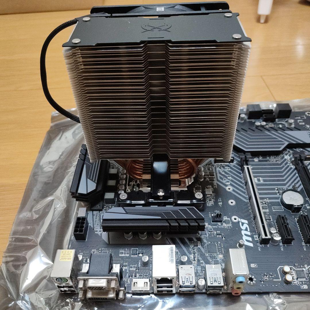 MSI Z370 PC PROマザーボード i7 8700 CPUクーラーセット - メルカリ