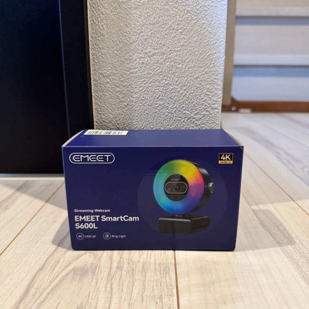 EMEET】S600L 4K Webカメラ リングライト一体型 自動露出 - メルカリ
