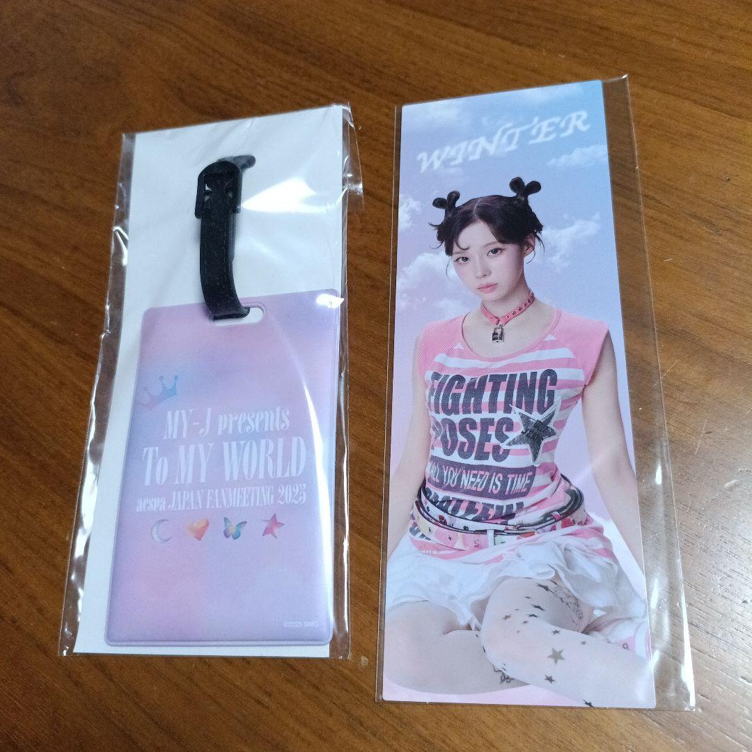 aespa ウィンター ボーディング風パス ラゲッジタグ - メルカリ