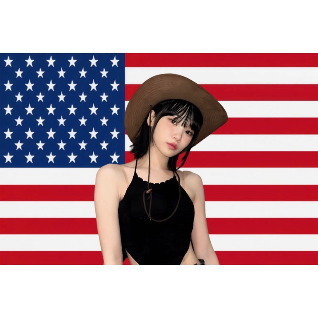 チェウォン LE SSERAFIM アメリカ国旗 - メルカリ