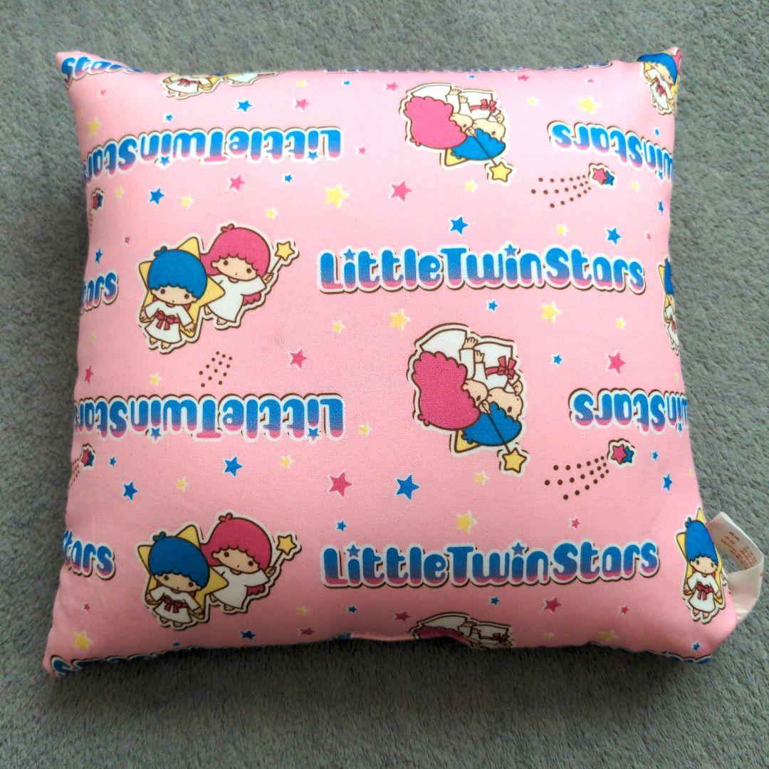 未使用サンリオリトルツインスターズ キキララビーズ入りクッション