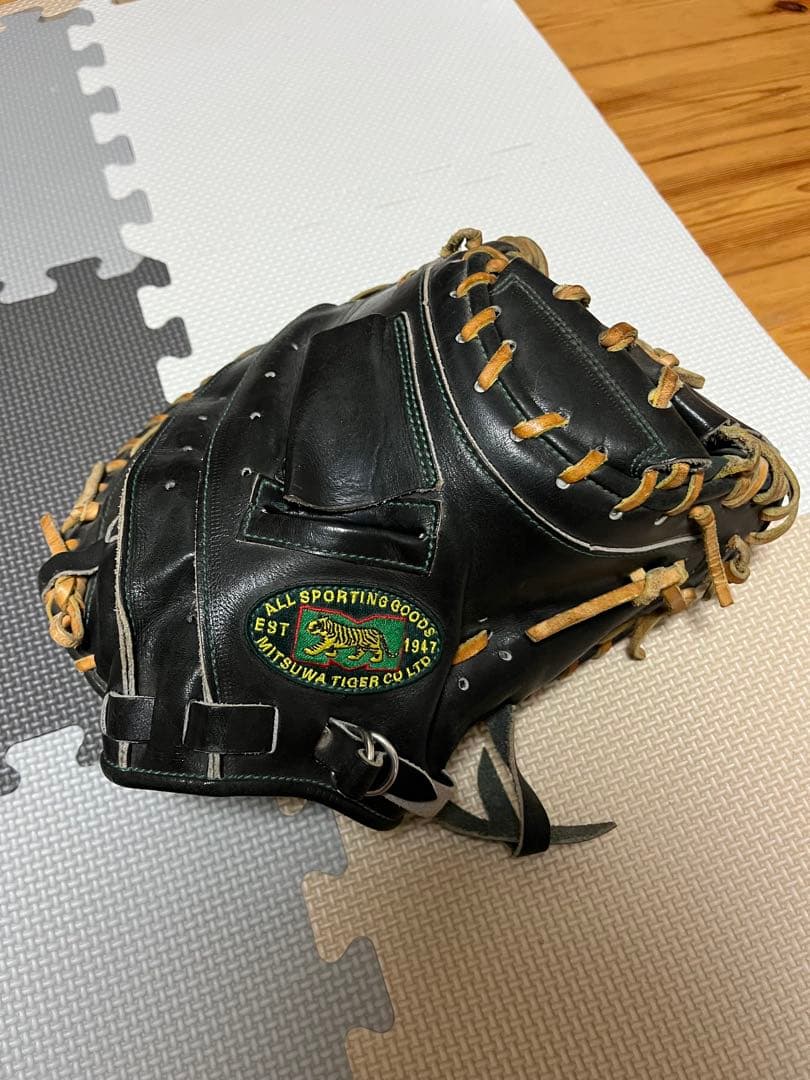 ミツワタイガーキャッチャーミット 美津和タイガー（MITSUWA TIGER） 交換往復送料無料 軟式キャッチャー