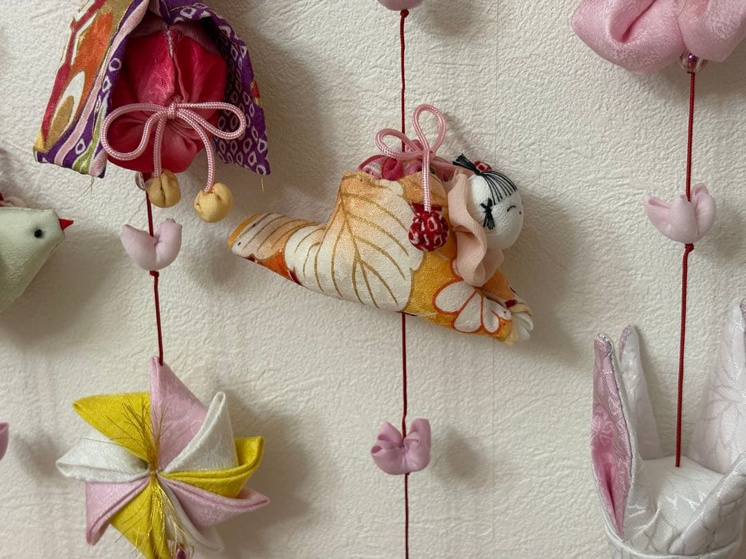 可愛いつるし雛 No.192 壁掛けタイプ・ひな祭り・桃の節句・おひなさま