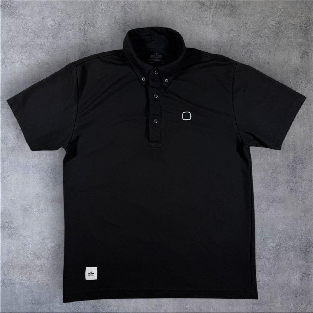 極美品 CLUBHAUS クラブハウス ポロシャツ 鹿の子 ボタンダウン 黒 4