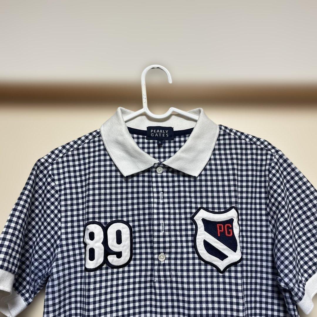 PEARLY GATES チェック柄ポロシャツ 89 - メルカリ