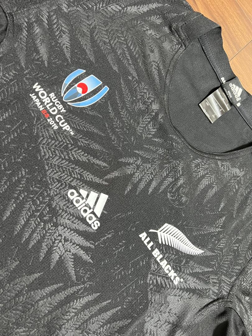 アディダスラグビーオールブラックスRWCレプリカジャージ半袖 アディダス】RWC2023 オールブラックスレプリカホームジャージ