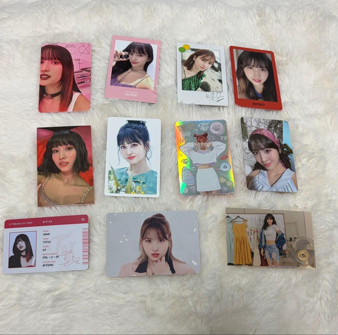 TWICE モモ トレカ 451枚 モブリー まとめ売り TWICE モモ トレカ