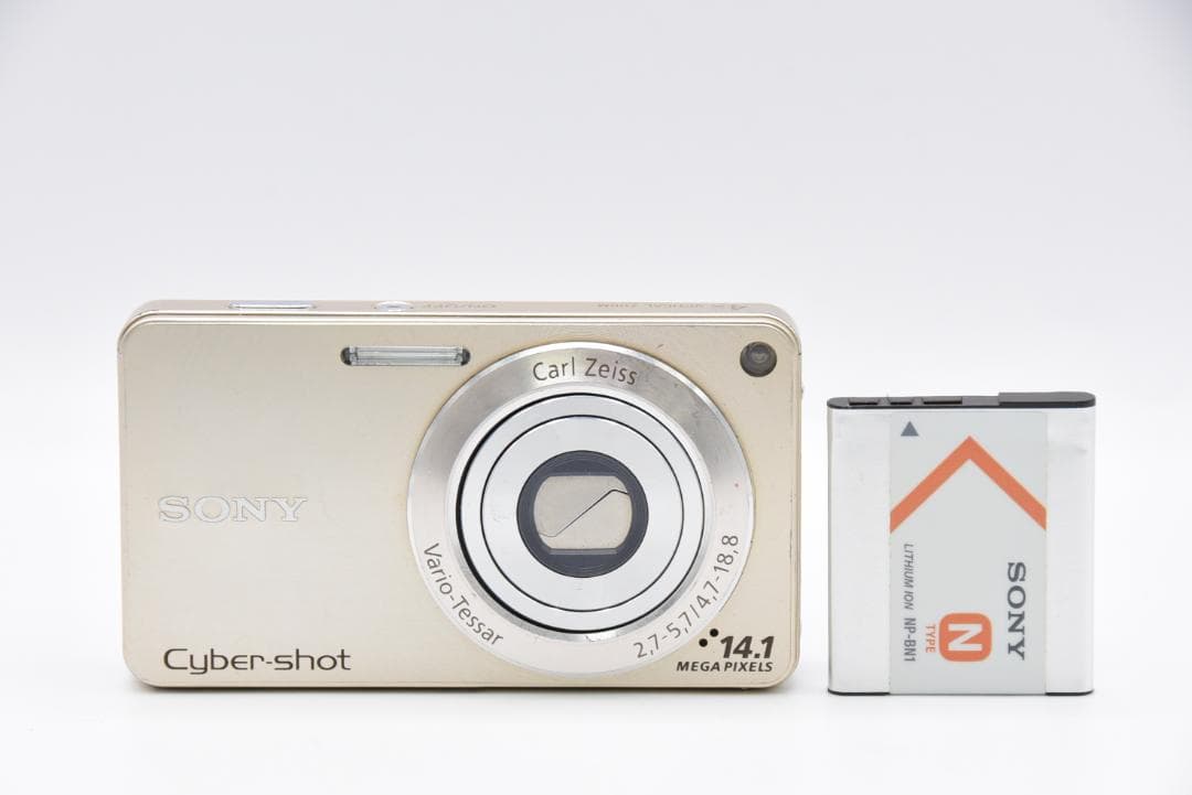 □ 美品 □ SONY Cyber-shot DSC-W350 ゴールド - メルカリ
