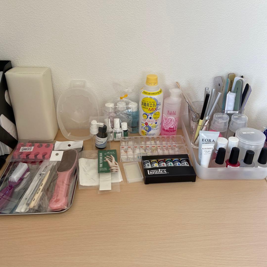 ネイリスト検定セット 初級中級上級三級二級取得用セット（バラ売り無