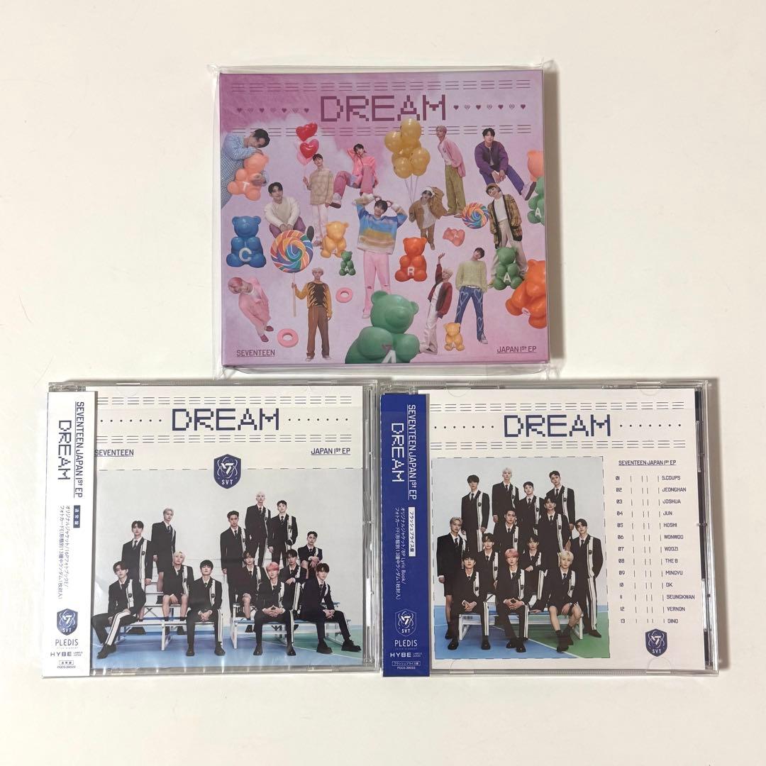 SEVENTEEN DREAM 初回限定盤C フラッシュプライス盤 通常盤 CD - メルカリ