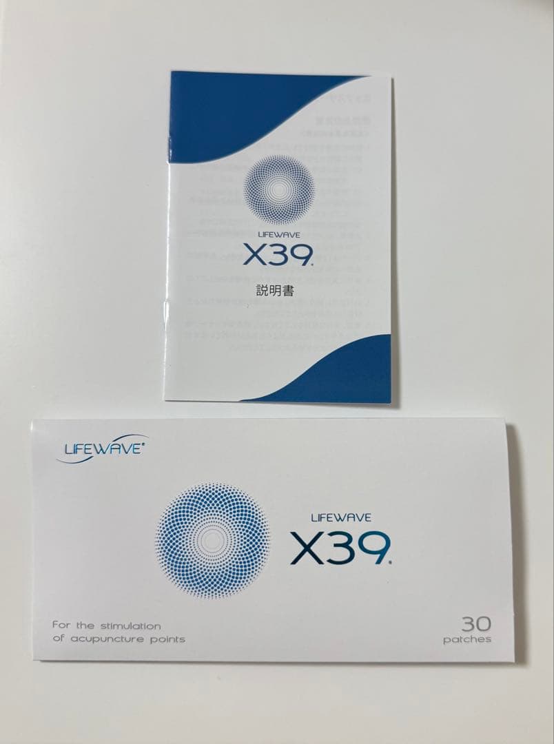 新品未開封】ライフウェーブ パッチX39 説明書付き - メルカリ