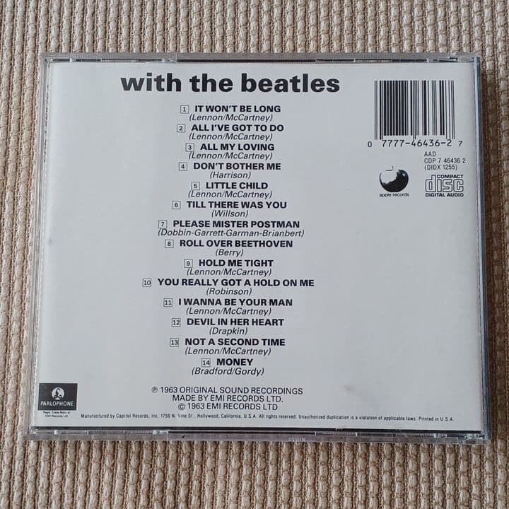 ザ・ビートルズ / ウィズ・ザ・ビートルズ CD 歌詞カード付き - メルカリ