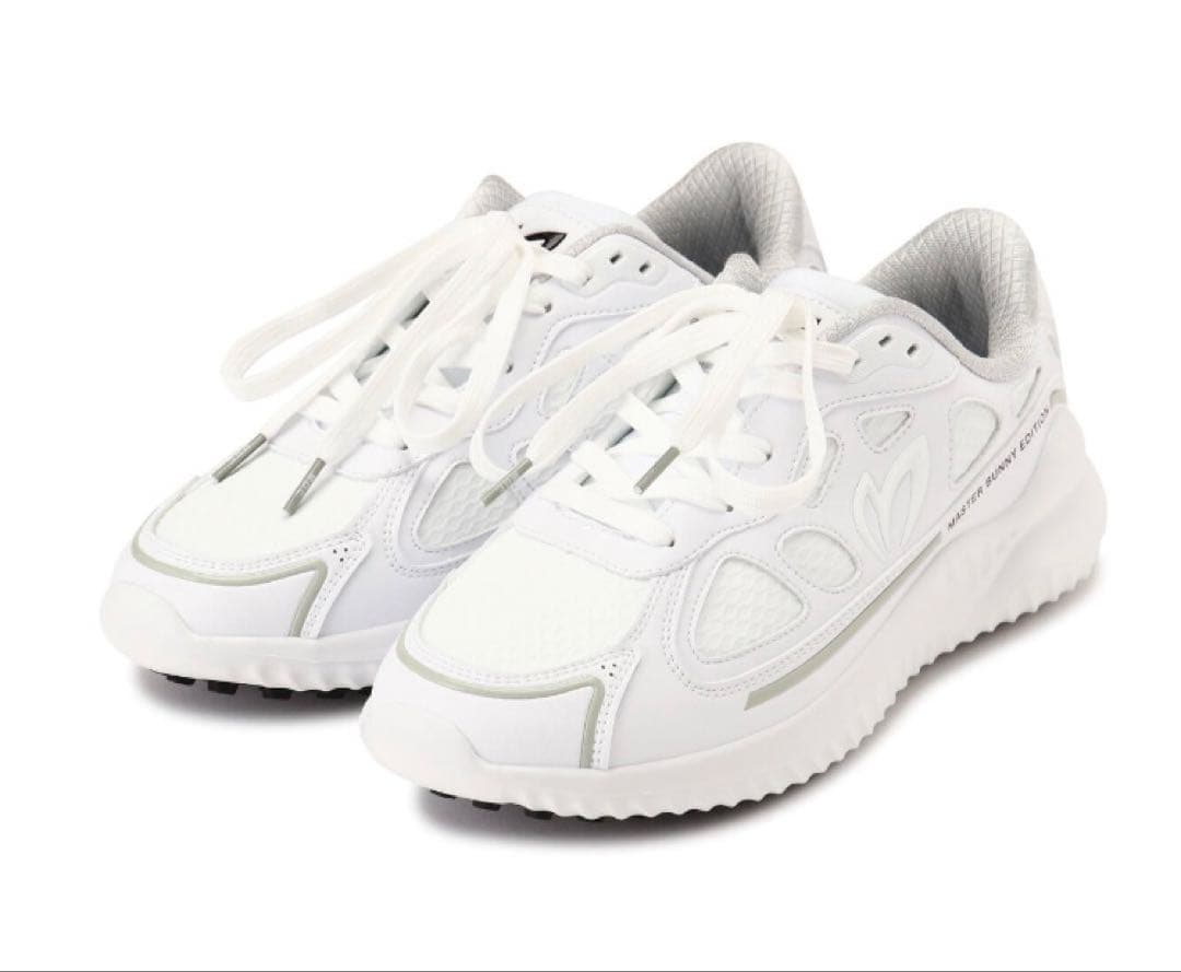 新品 パーリーゲイツ マスターバニー メッシュライクシューズ 26.0cm 白