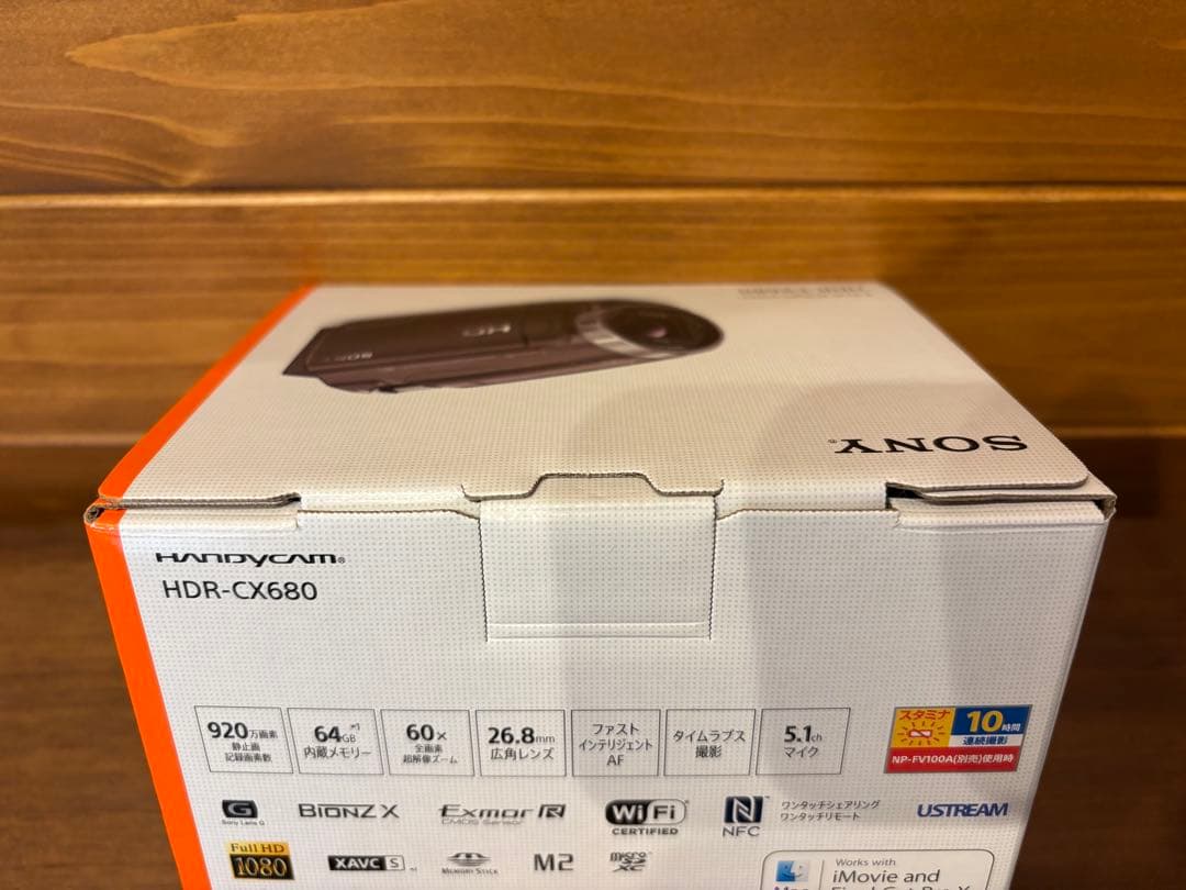 SONY HDR-CX680 ハンディカム (保証書+各種付属品付き)の通販｜www