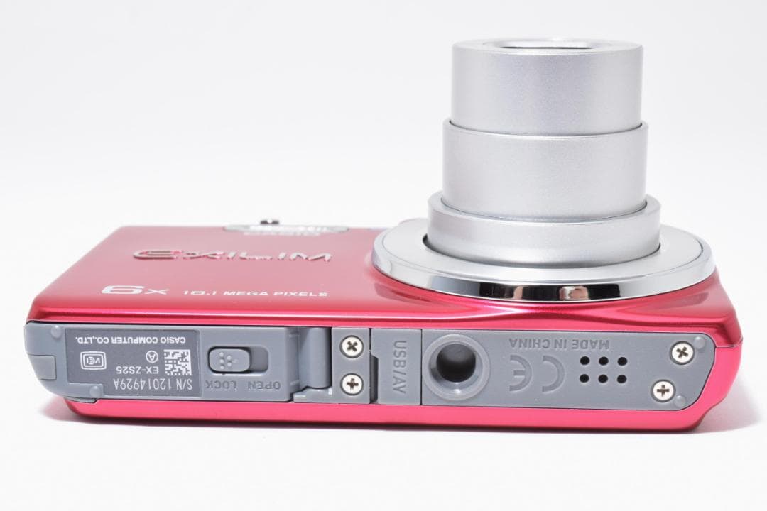 □ほぼ新品□ カシオ CASIO EXILIM EX-ZS25 レッド《元箱付》 - メルカリ