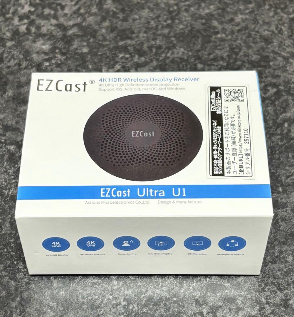 EZCast Ultra U1 4K HDR ワイヤレスレシーバー - メルカリ