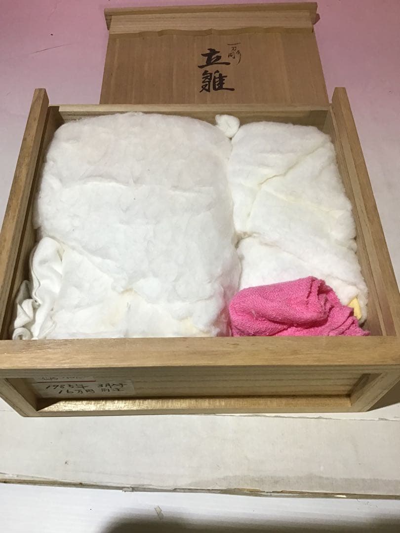 12398 奈良 一刀彫 雛人形 立雛 南部 山脇利精 金彩 木彫 美品 - メルカリ