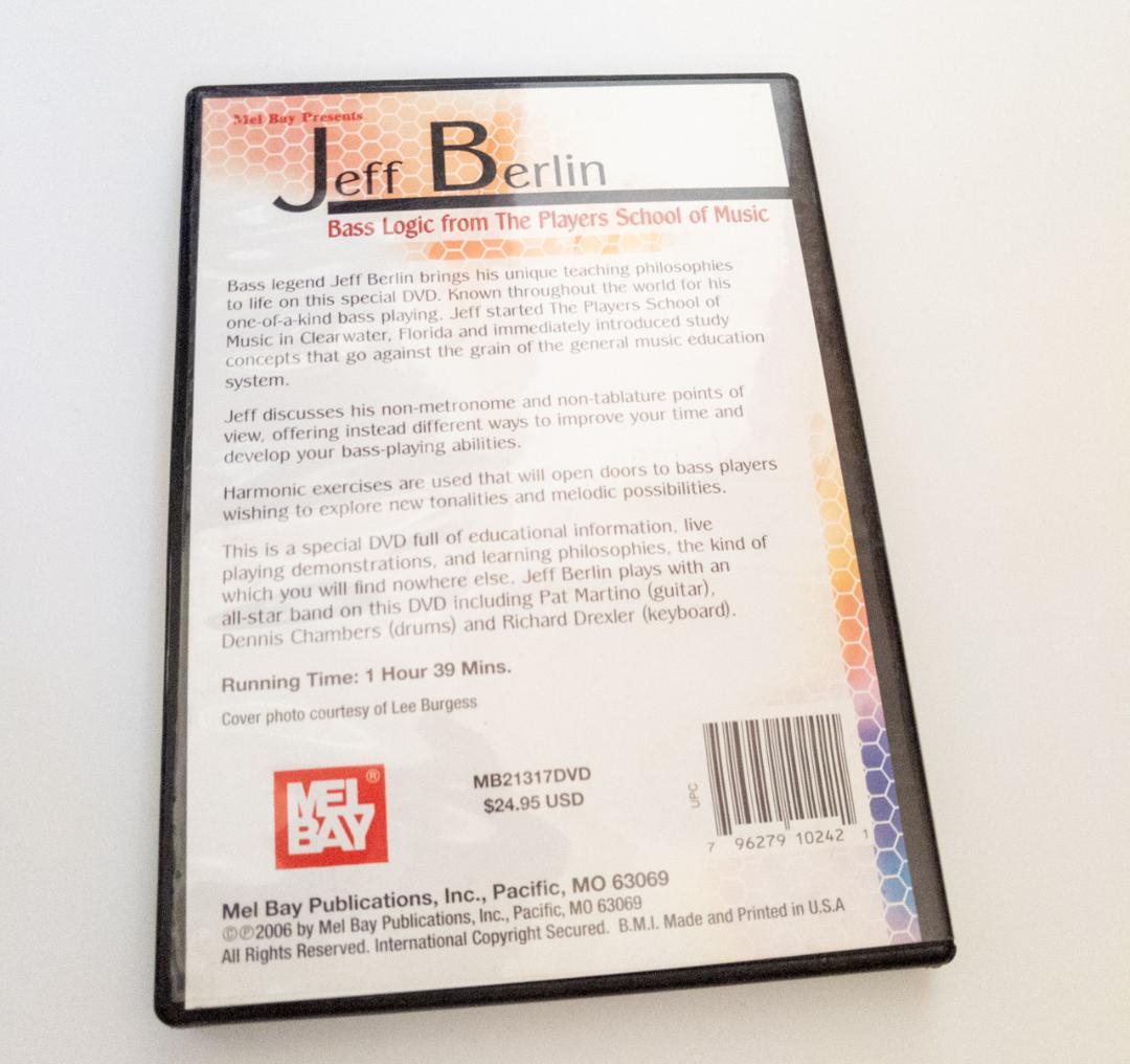 Mel Bay Jeff Berlin-Bass Logic