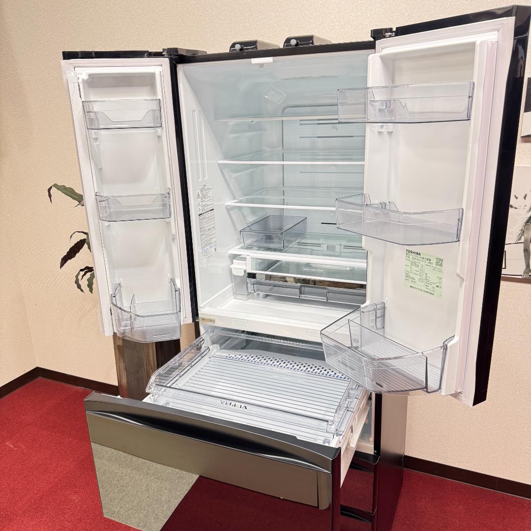 東京23区送料無料 美品東芝ミラーレス6ドア冷蔵庫 2019年製508L - メルカリ