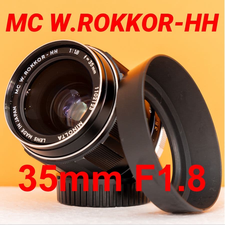 MINOLTAW MC W ROKKOR HH 35mm F1.8 ミノルタ Minolta 35mm f1.8 MC W.Rokkor-HH - Lens – Kamerastore
