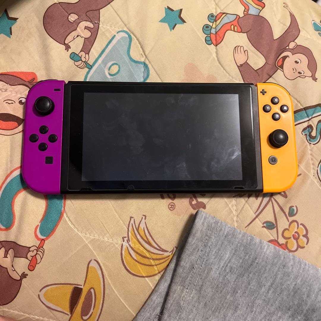 Nintendo Switch 本体 紫オレンジJoy-Con - メルカリ