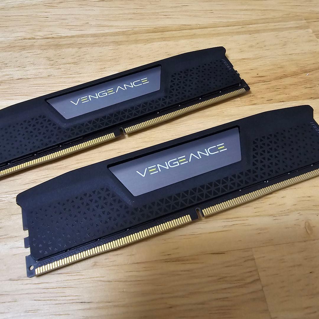 ジャンク CORSAIR VENGEANCE DDR5 64GB 32GB×2枚