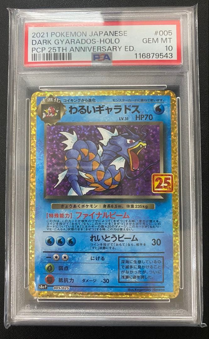 【PSA10】わるいギャラドス 25th プロモ ポケカ PSA10鑑定済〕わるいギャラドス(25th)【P】{005/025}