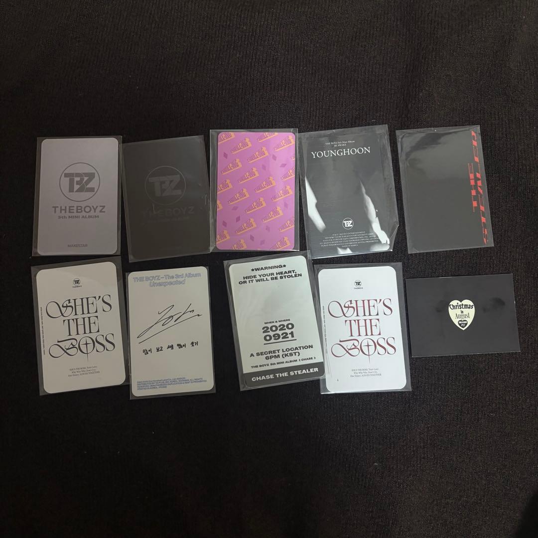 宛名配送】theboyz ドボイズ ヨンフン トレカまとめ売り - メルカリ