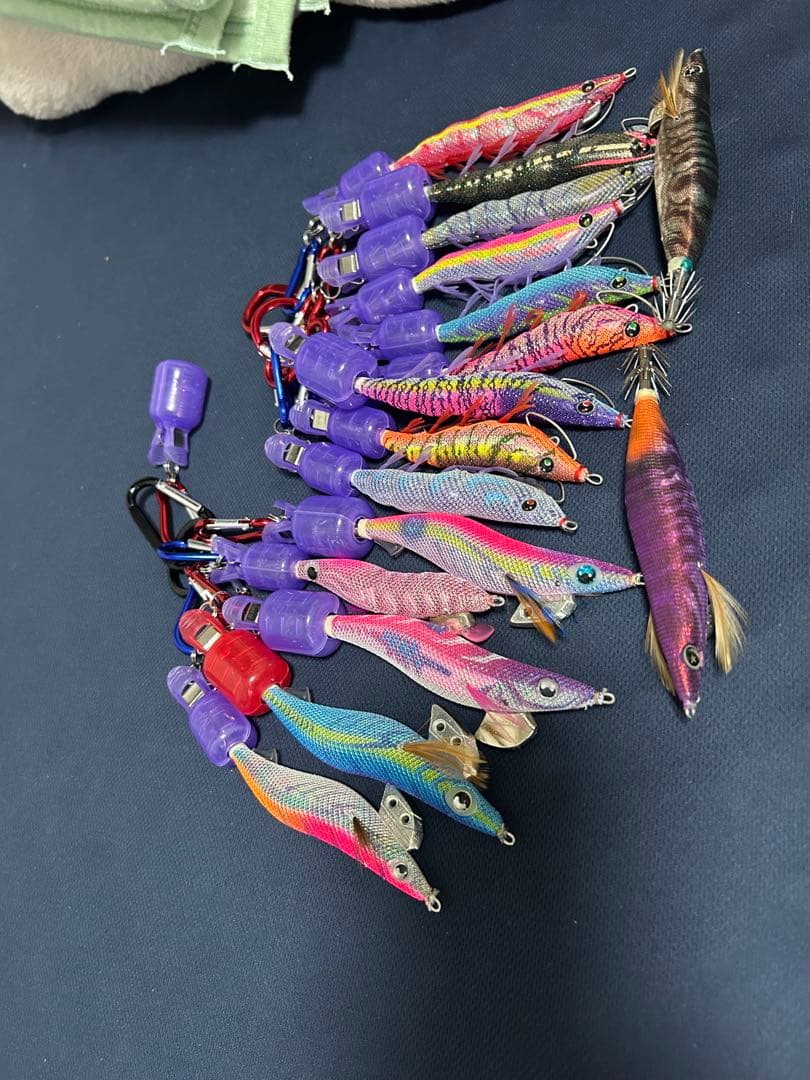 エギ 引退セット エギ王K ライブ DUELパタパタなど YAMASHITA（ヤマシタ） エギ王 LIVE ライブ ネオンブライト 2.5号 10g