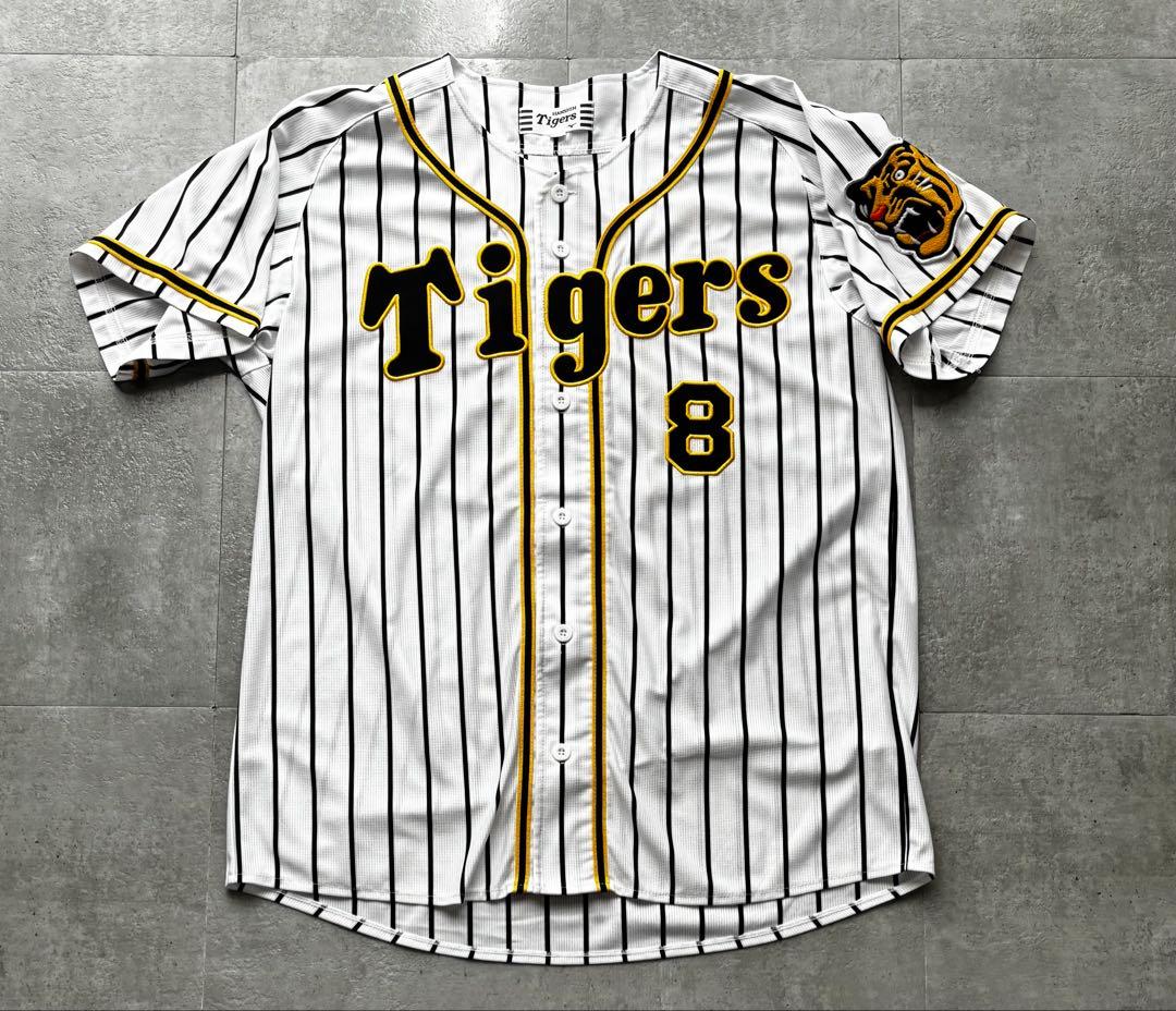 美品 佐藤輝明 阪神タイガース ミズノ ユニフォーム サトテル 8番