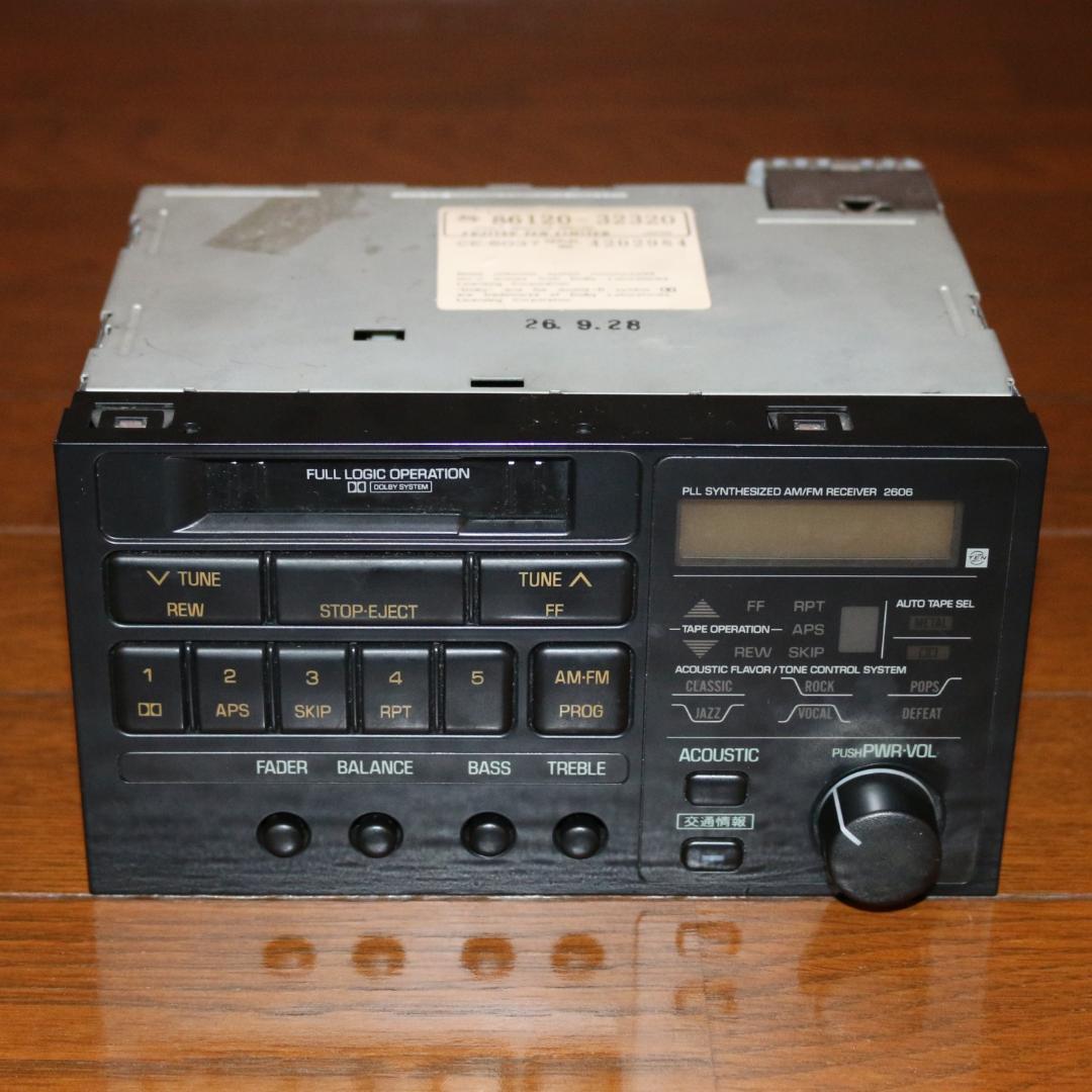 期間中値下げ】【希少品】トヨタ純正カーオーディオ《カーオーディオ