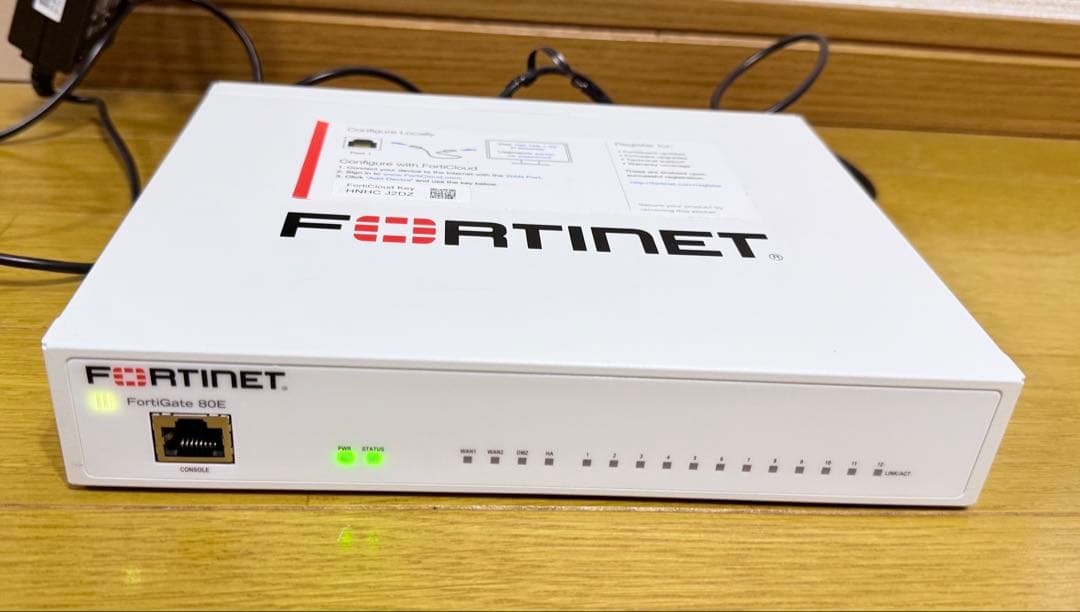 FORTINET FORTIGATE-80E(ライセンス切れ)【v7.4.9】② - メルカリ