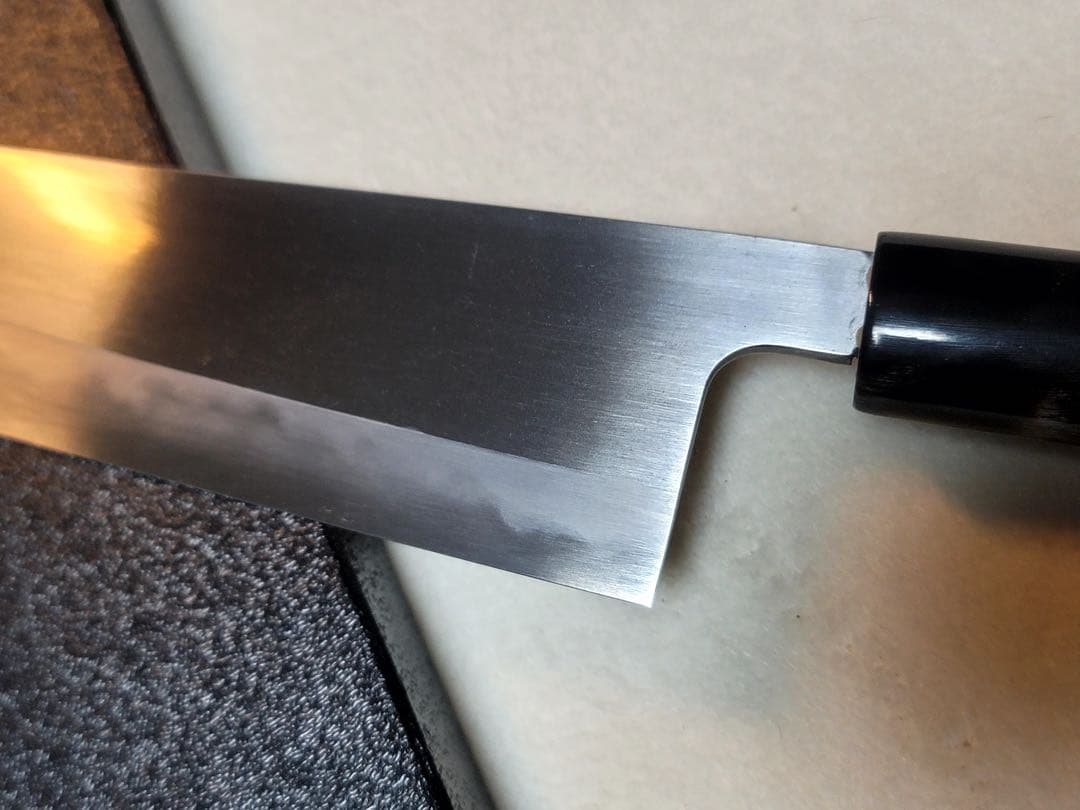 和田健一　本霞　白ニ鋼　牛刀　210mm