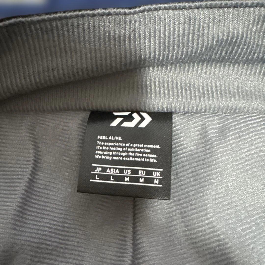 Daiwa レインマックス防水防寒 Lサイズ グレー/ブラック