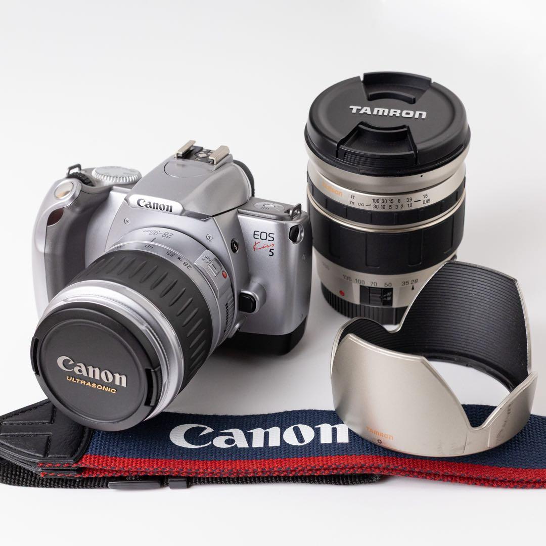Canon EOS Kiss 5 + EF28-90 +タムロン 28-200 - メルカリ