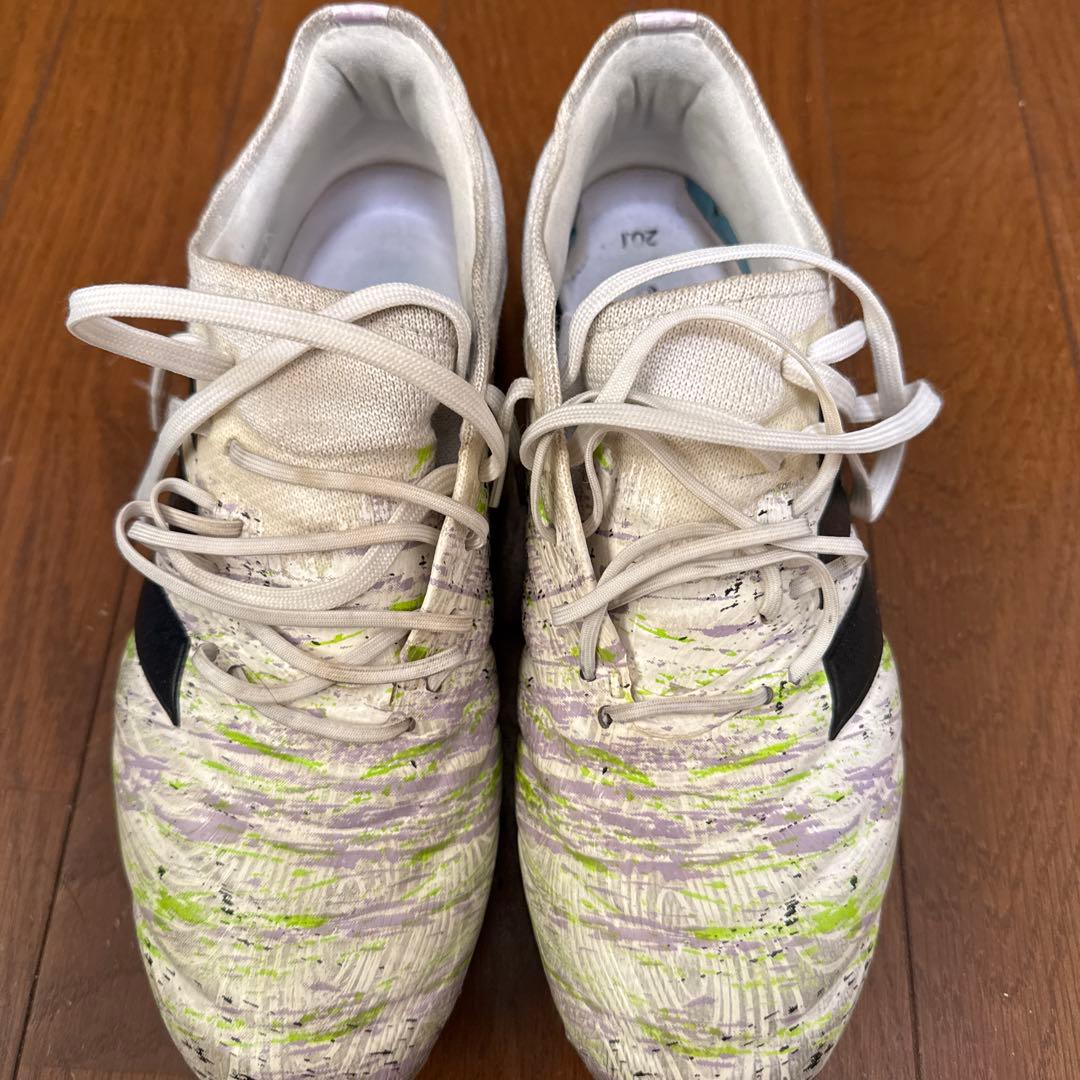 adidas スパイクシューズ ホワイト/グリーン/パープル 8852809_m.jpg