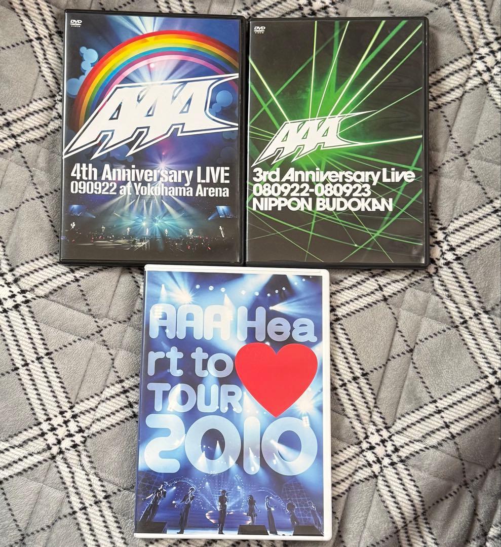 AAA ライブDVD 3枚セット - メルカリ
