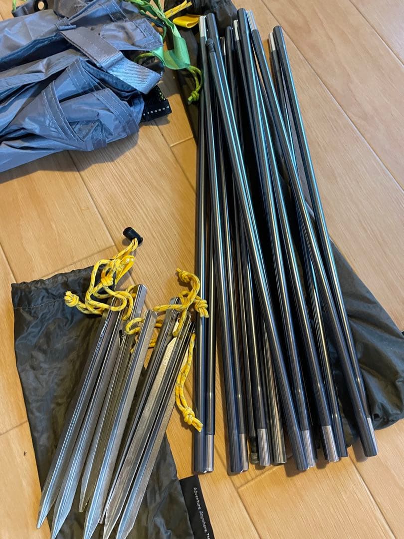 《試し設営のみ》NEMO Atom 2p アトム2p 2人用　フットプリント付き