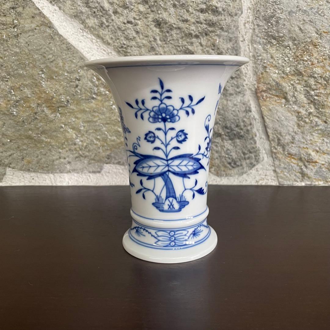 MEISSEN ブルーオニオン　フラワーベース　花瓶 楽天市場】【P10倍・クーポン】マイセン (Meissen) ブルーオニオン