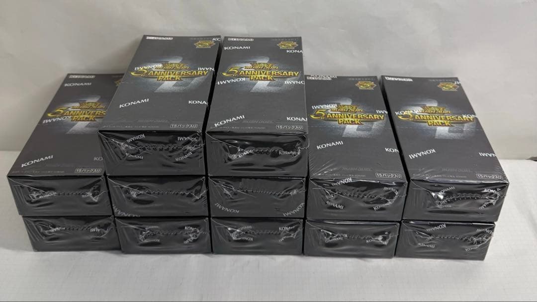 遊戯王ラッシュデュエル 5th ANNIVERSARY PACK 12BOX コナミデジタルエンタテインメント 【即納】【未開封カートン（12BOX