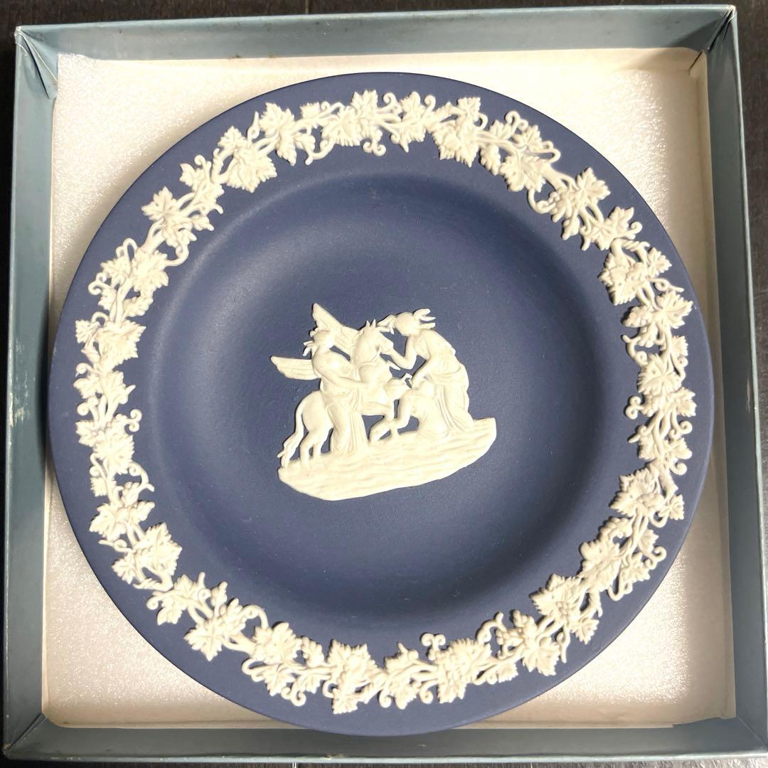 ウェッジウッド ジャスパー 小皿ブルー - メルカリ