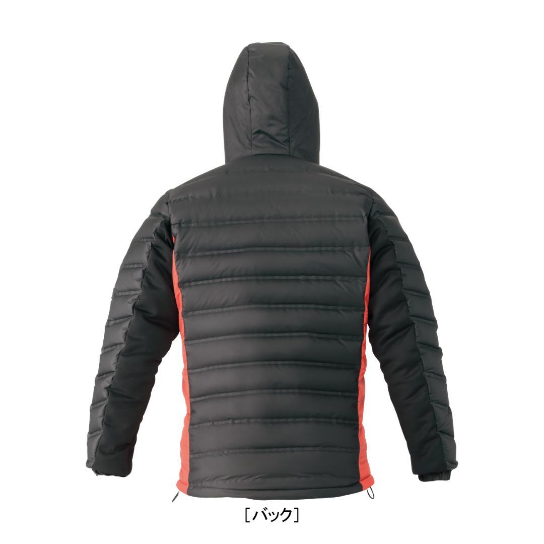 蒲人様専用 がまかつ ダウンパーカー GM3605 ブラック×レッド Lサイズ