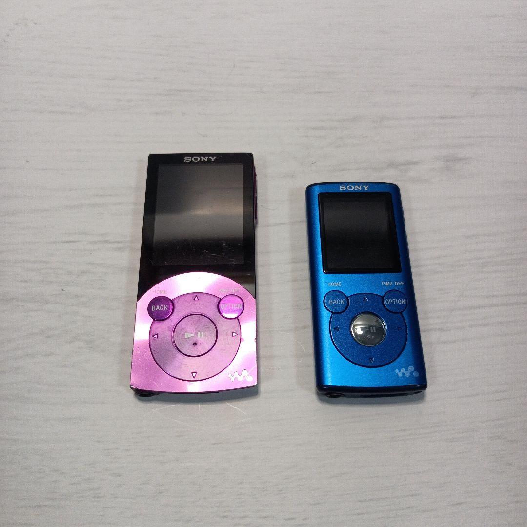 美品SONYウオークマンNWD300スピーカー ピンク ウォークマン2台セット