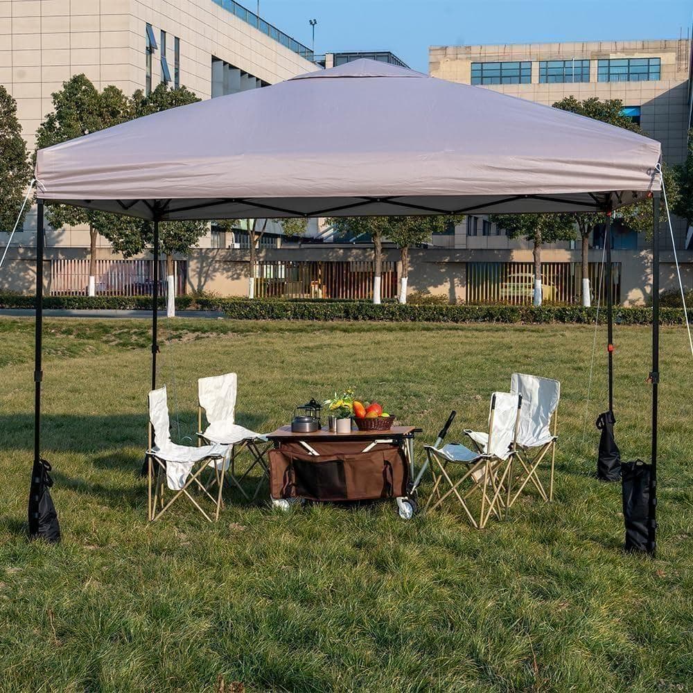 ♥簡単設営♥軽量 タープテント 2.5m×2.5m 収納バック キャンプ 万能