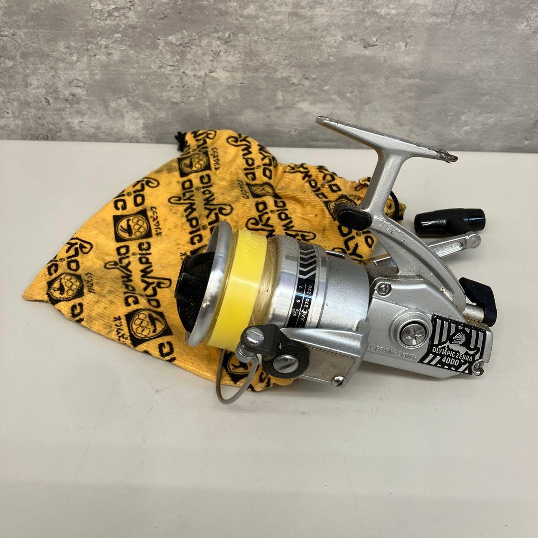 ヴィンテージ オリムピック ゼブラ 4000 リール スピニングリール 釣具