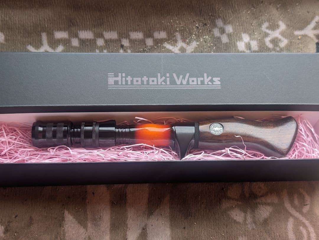 値下げ不可値下げ予定無し完売　ヒトトキワークス　サンバーストガングリップ未使用品 値下げ不可値下げ予定無し完売 ヒトトキワークス サンバーストガン