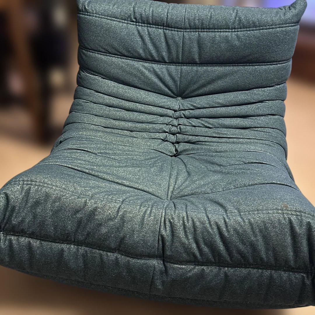 【保証書付き】ligne roset 1人掛けソファ 50周年記念モデル リーンロゼ トーゴ 1人掛けソファ+パフ 50周年記念企画(期間限定品