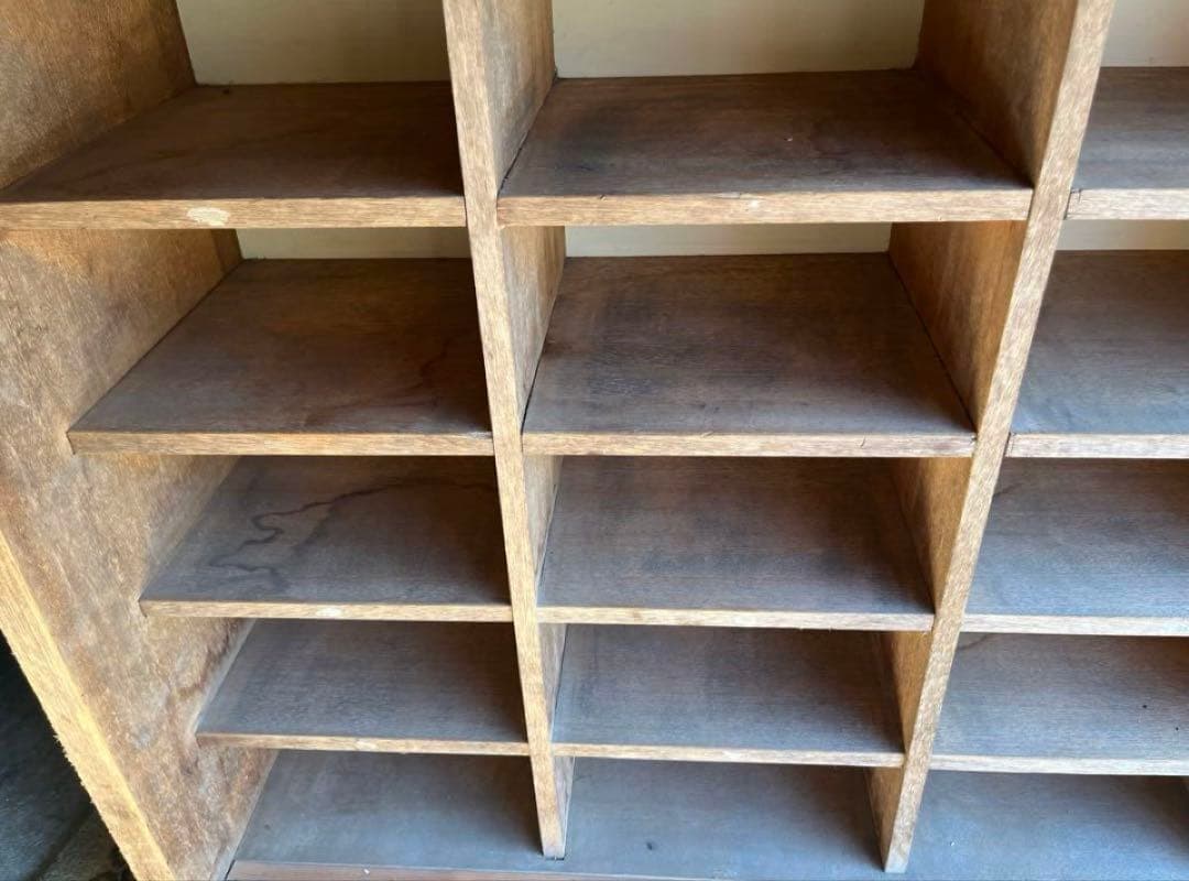 棚特大 古い 下駄箱 インテリア 昭和レトロ ビンテージ アンティーク