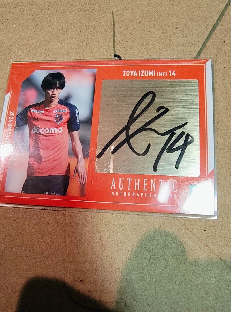 お*ん様 大宮アルディージャ 泉柊椰直筆サインカード - メルカリ