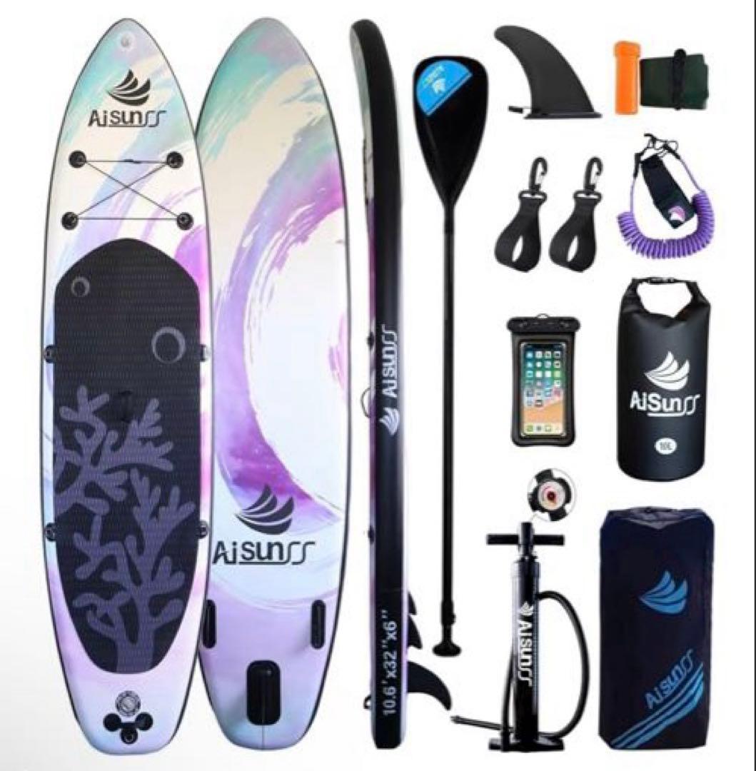AISUNSS サップ　SUP ボード 320cm サップボード Amazon | AISUNSS サップボード SUP ボード インフレータブル スタンド